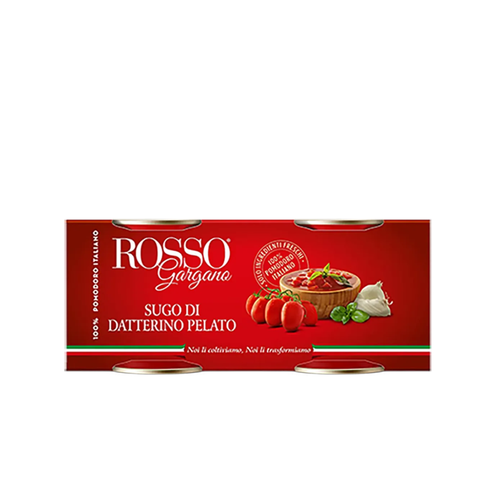 Jugo de cherry pelado Rosso Gargano 2x230g