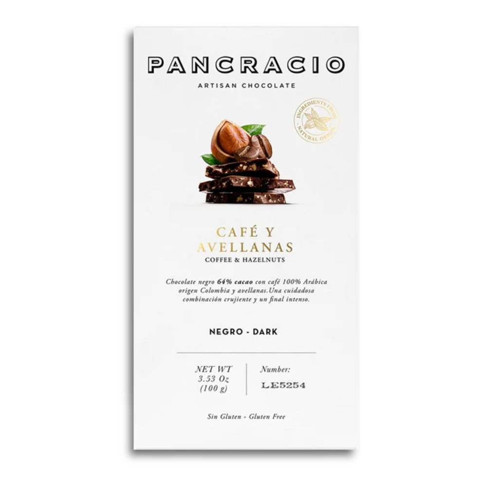 Chocolate Café y avellanas 100g