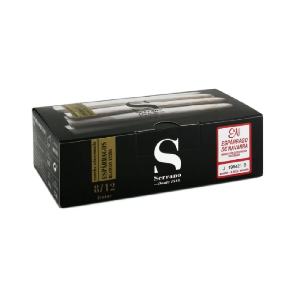 Espárragos blancos extra Serrano 6/8 frutos