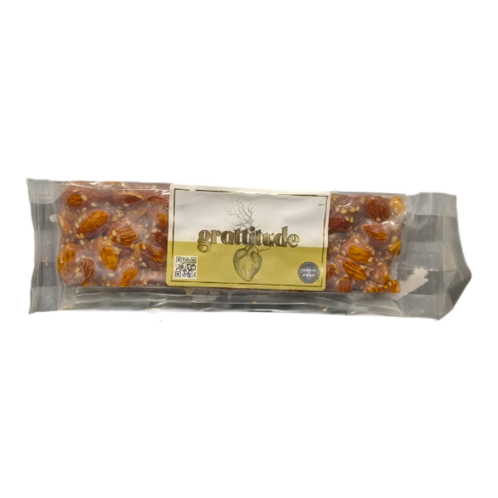 Turrón de Guirlache con Ajonjolí Artesano Calidad Suprema 110g